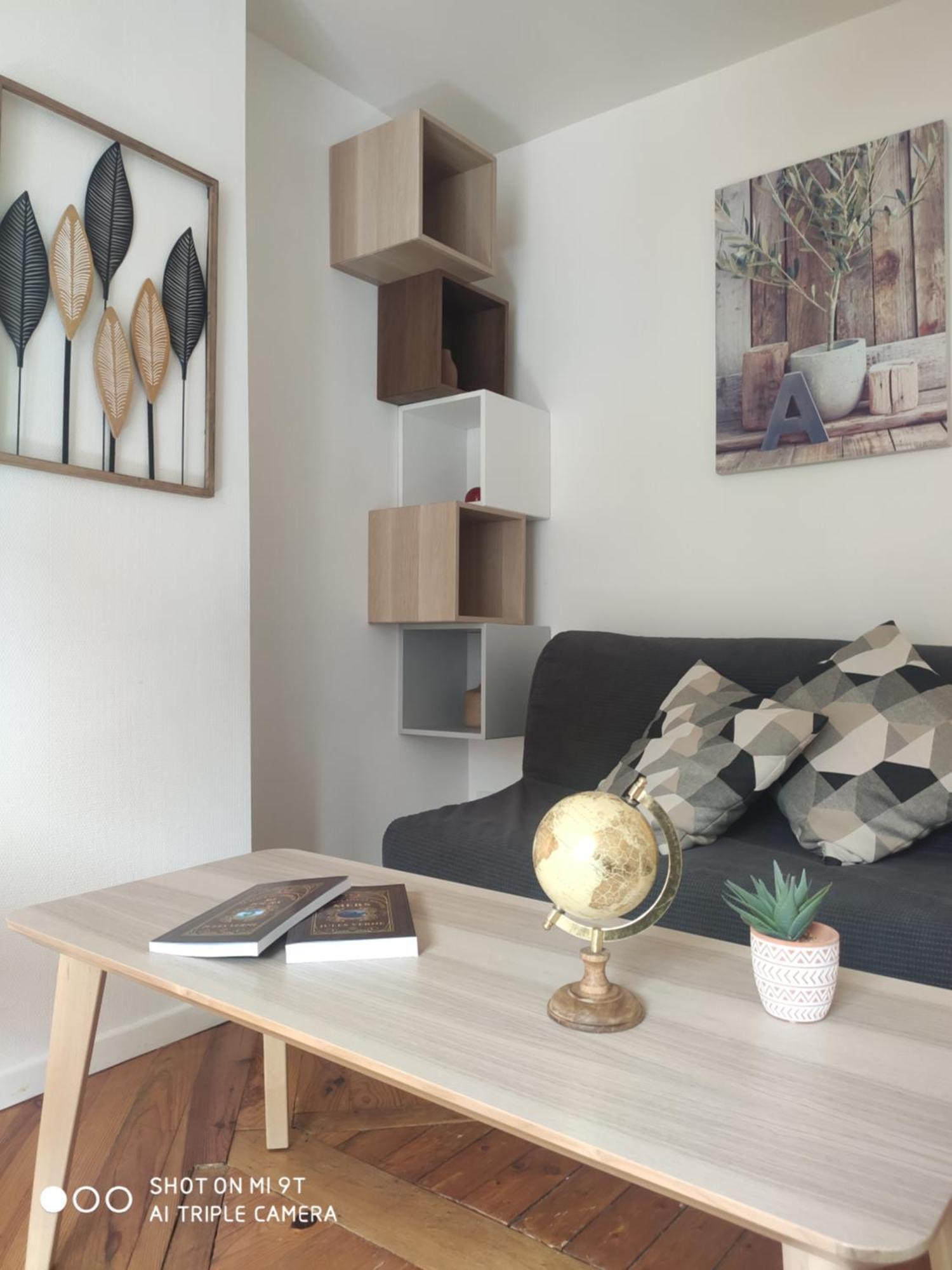 דירות אמיינס Chaleureux T2 Au Style Vintage - Rue Gratuite מראה חיצוני תמונה